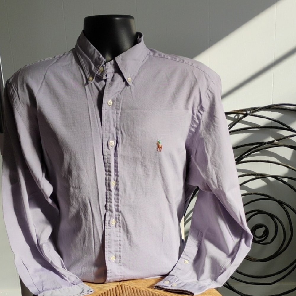 🚨B2G1 POLO BY RALPH LAUREN Lavender Button Down Shirt